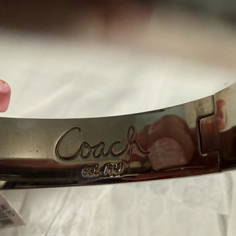 Coach NWT Colorful Monogram Bangle Bracelet! Full Inclusion! 😍 - Picture 6 of 8